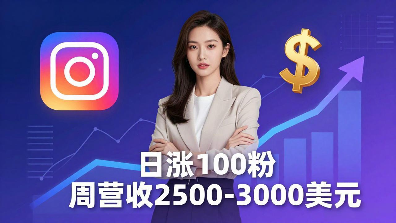 想做数字产品?Sheri亲授:日涨100粉、每周2500至3000美元的营收,Instagram躺着赚-云网创