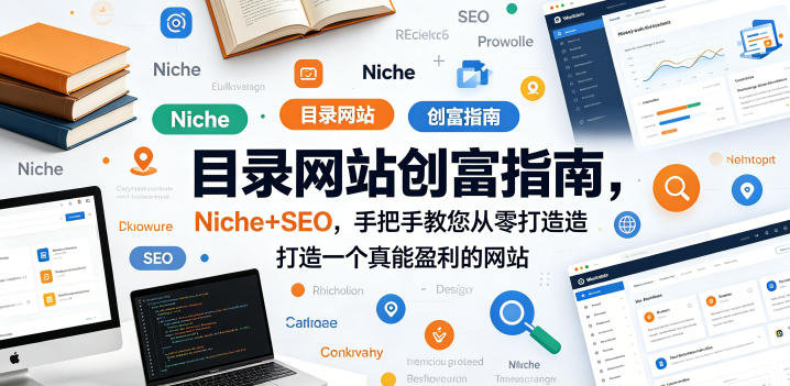 目录网站创富指南,Niche+SEO,手把手教您从零打造打造一个真能盈利的网站【原创双语字幕】-云网创