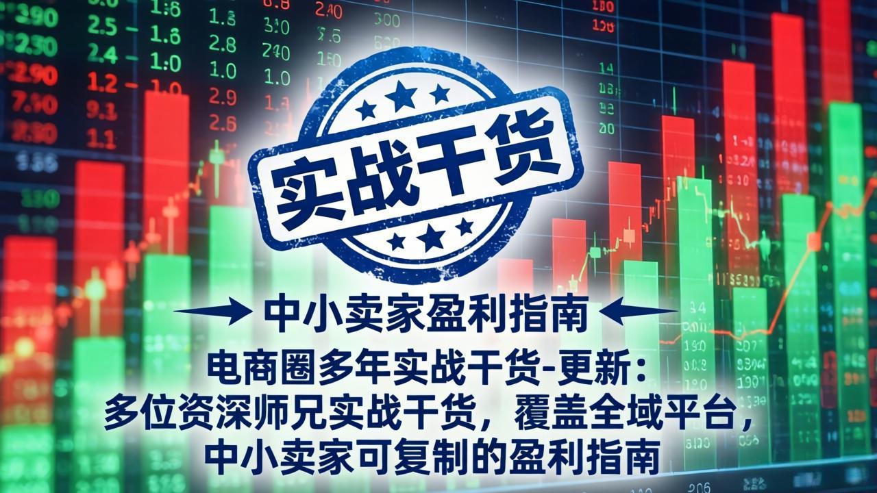 电商圈多年实战干货-更新4月27:多位资深师兄实战干货/覆盖全域平台,中小卖家可复制的盈利指南-云网创