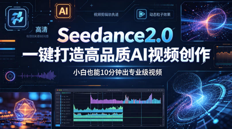 Seedance2.0一键打造高品质AI视频创作,小白也能10分钟出专业级视频-云网创