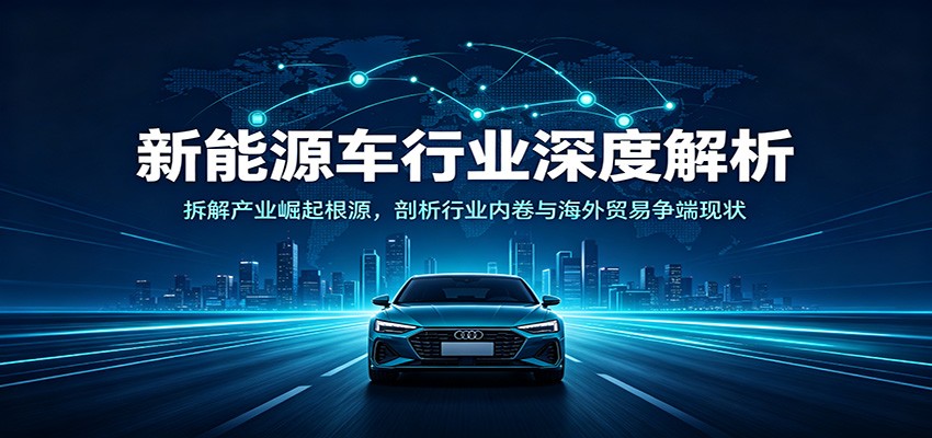 新能源车行业深度解析：拆解产业崛起根源，剖析行业内卷与海外贸易争端现状-云网创