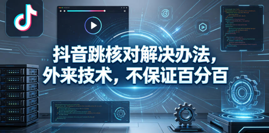 抖音跳核对解决办法,外来技术,不保证百分百-云网创