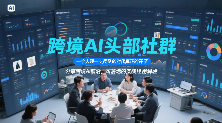 跨境AI头部社群,一个人顶一支团队的时代真正的开始了,分享跨境AI前沿,可落地的实战经验(更新5月23日)-云网创