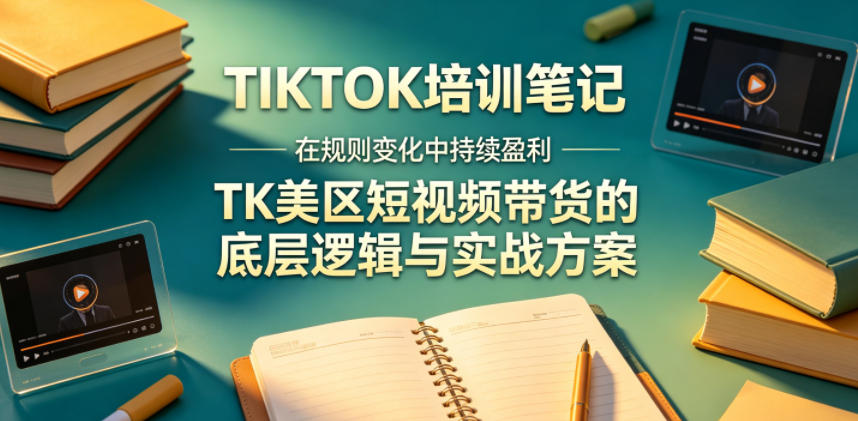 视界跨境TIKTOK4月17培训笔记,在规则变化中持续盈利,TK美区短视频带货的底层逻辑与实战方案【文档】-云网创
