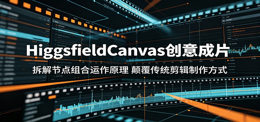 HiggsfieldCanvas创意成片:拆解节点组合运作原理,颠覆传统剪辑制作方式-云网创