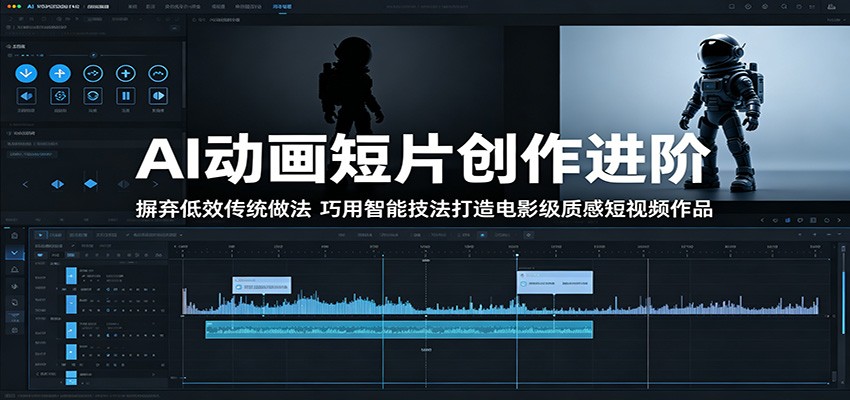 AI动画短片创作进阶：摒弃低效传统做法，巧用智能技法打造电影级质感短视频作品-云网创