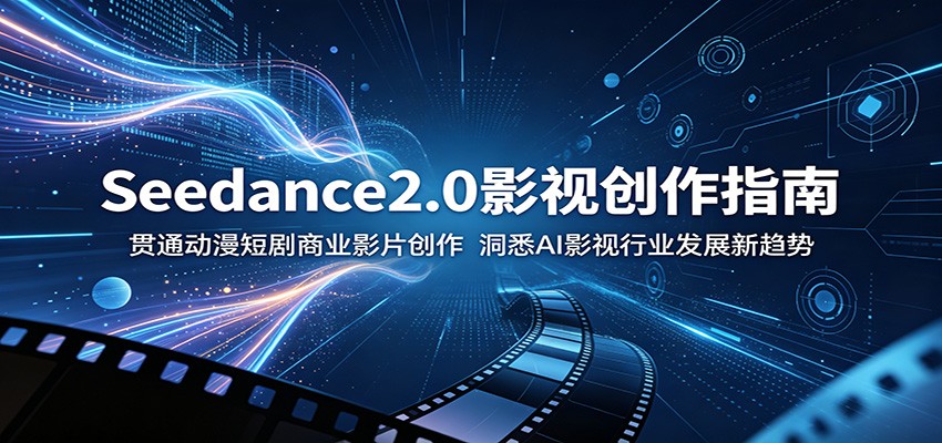 Seedance2.0影视创作指南:贯通动漫短剧商业影片创作,洞悉AI影视行业发展新趋势-云网创
