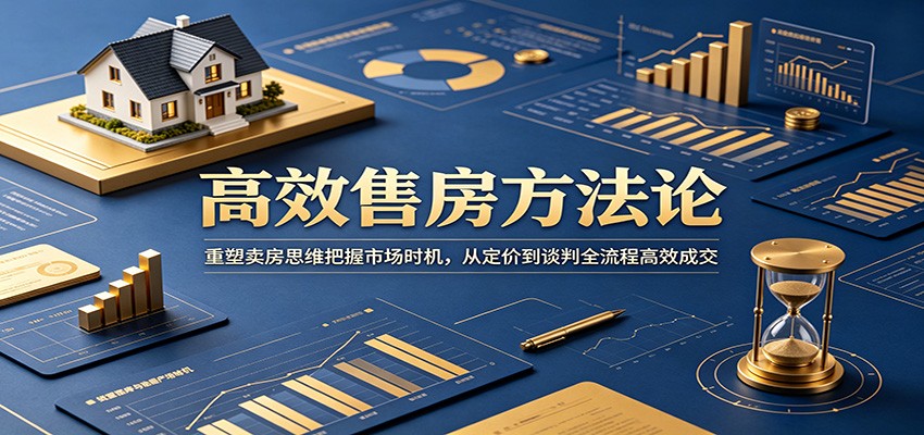 高效售房方法论：重塑卖房思维把握市场时机，从定价到谈判全流程高效成交-云网创