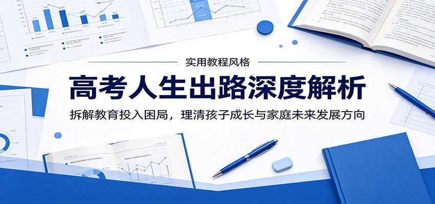 高考人生出路深度解析：拆解教育投入困局，理清孩子成长与家庭未来发展方向-云网创