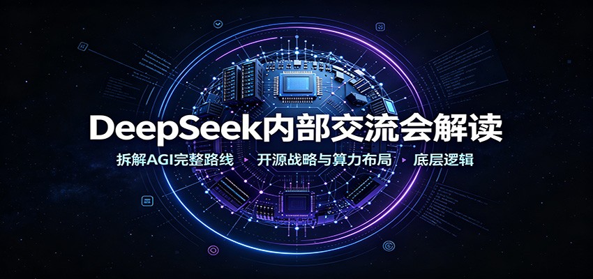 DeepSeek内部交流会解读：拆解AGI完整路线，开源战略与算力布局底层逻辑-云网创