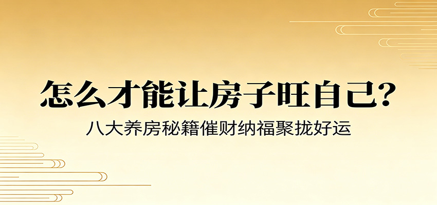 付费文章《怎么才能让房子旺自己？》八大养房秘籍催财纳福聚拢好运-云网创