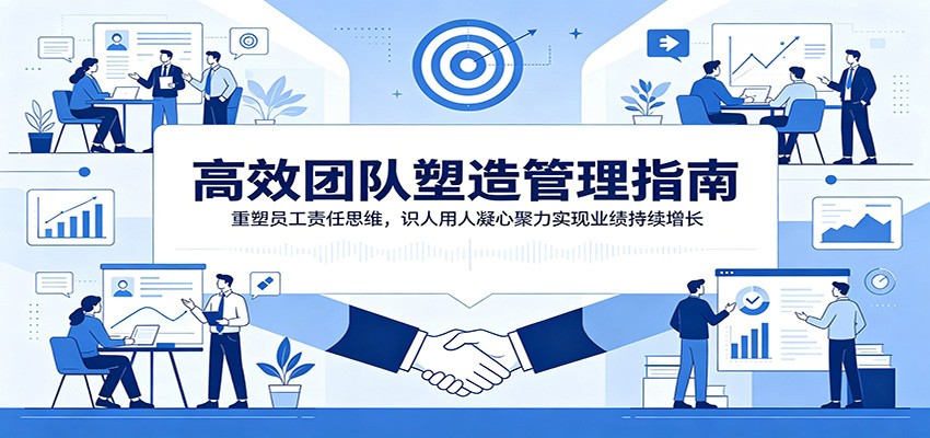 高效团队塑造管理指南：重塑员工责任思维，识人用人凝心聚力实现业绩持续增长-云网创