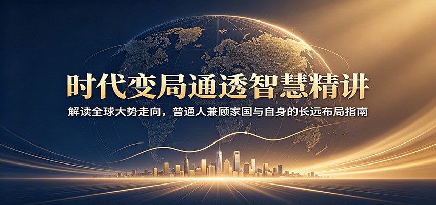 时代变局通透智慧精讲：解读全球大势走向，普通人兼顾家国与自身的长远布局指南-海桐网创