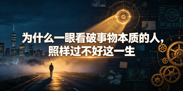 付费文章：为什么一眼看破事物本质的人，照样过不好这一生-海桐网创