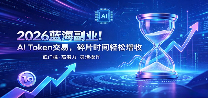 AI Token算力赛道！普通人可入局的数字副业，零门槛快速起步-海桐网创