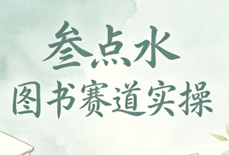 叁点水图书赛道实操-海桐网创