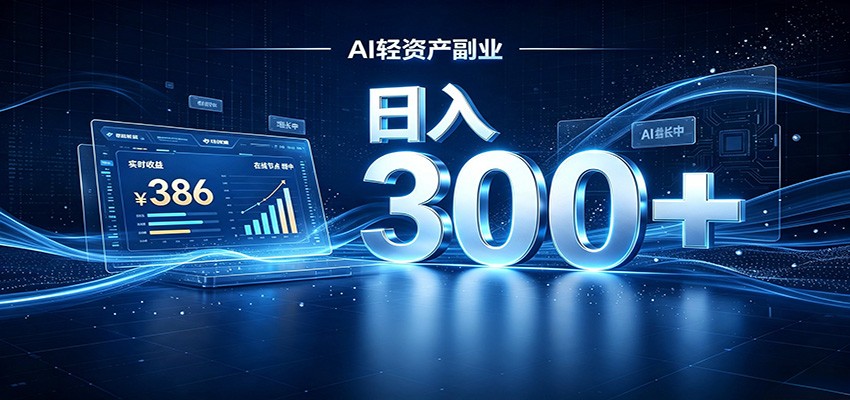 2026 AI轻资产风口，Token中转站小白可入局，日入300+-海桐网创