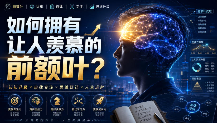 付费文:如何拥有让人羡慕的前额叶?-海桐网创