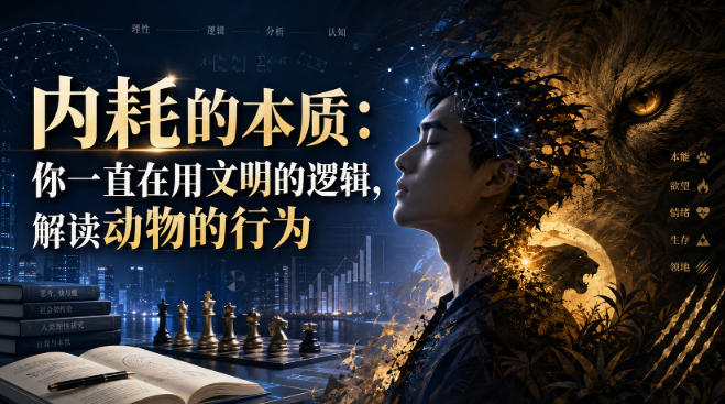 付费文章:内耗的本质:你一直在用文明的逻辑,解读动物的行为-海桐网创