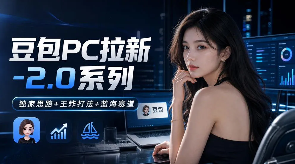豆包PC拉新2.0系列-独家思路+王炸打法+蓝海赛道-海桐网创