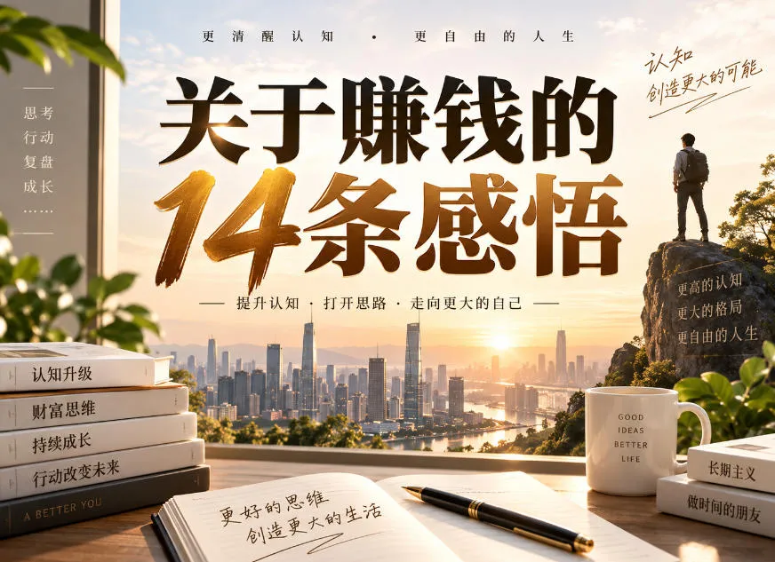 付费文章:关于賺钱的14条感悟 付费文章:关于賺钱的14条感悟