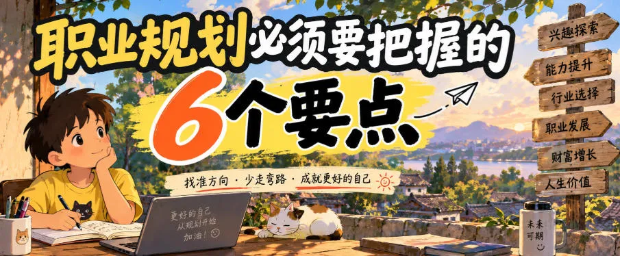 付费文章:职业规划必须要把握的6个要点-海桐网创
