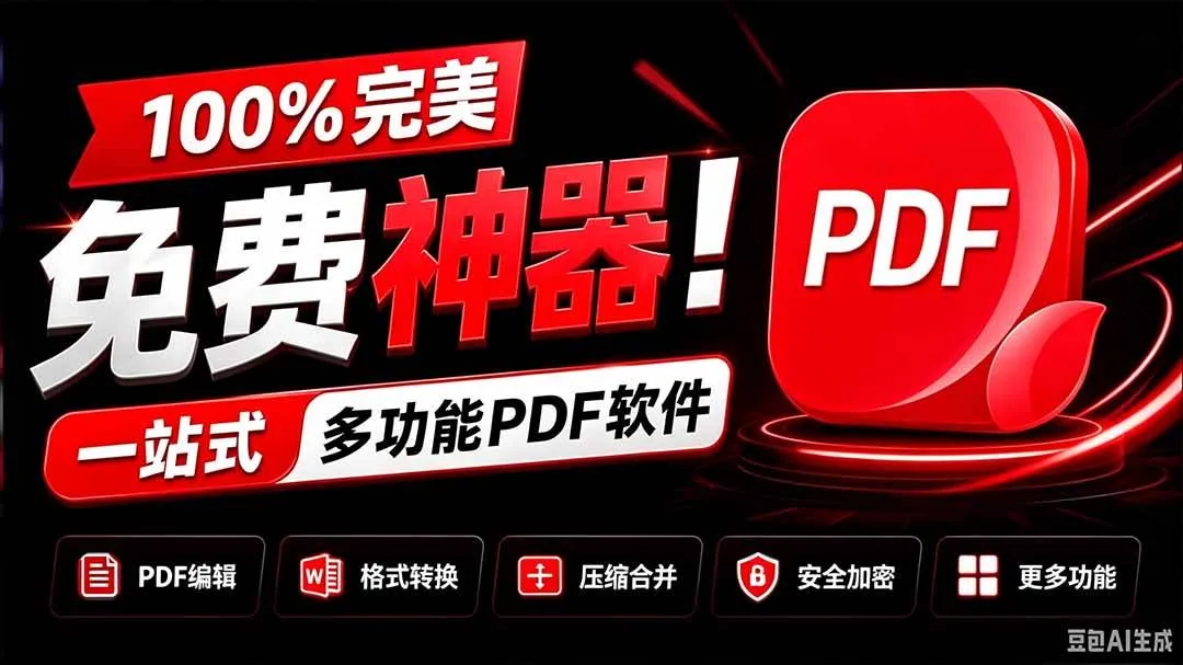 (20512期)100%完美免费神器!一站式多功能PDF软件,支持PDF格式转换压缩编辑等,简约无广告,太Nice了JOPDF-海桐网创
