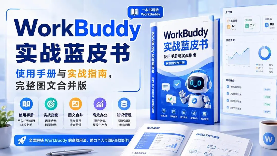 (20106期)WorkBuddy实战蓝皮书,使用手册与实战指南,完整图文合并版-海桐网创