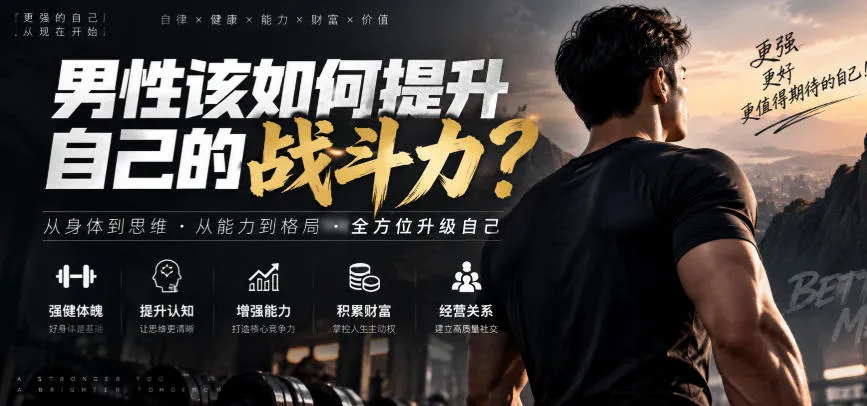 付费文章:男性该如何提升自己的战斗力?-海桐网创