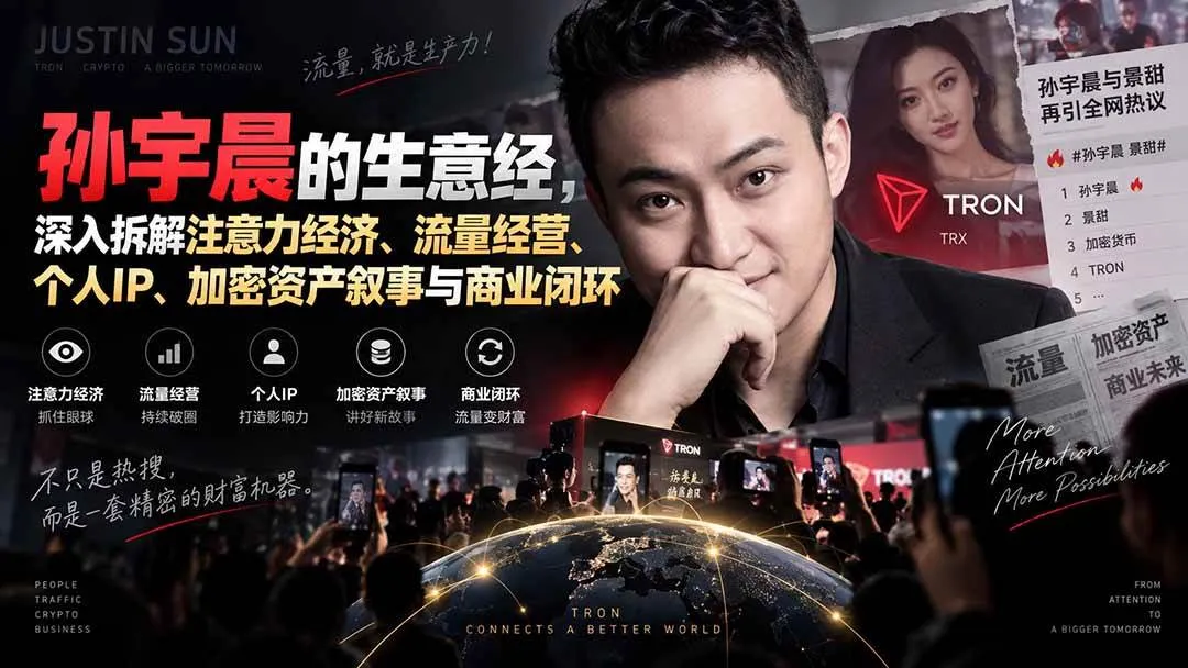 (20290期)某星球精华文章——孙宇晨的生意经,深入拆解注意力经济、流量经营、个人IP、加密资产叙事与商业闭环 (20290期)某星球精华文章——孙宇晨的生意经,深入拆解注意力经济、流量经营、个人IP、加密资产叙事与商业闭环
