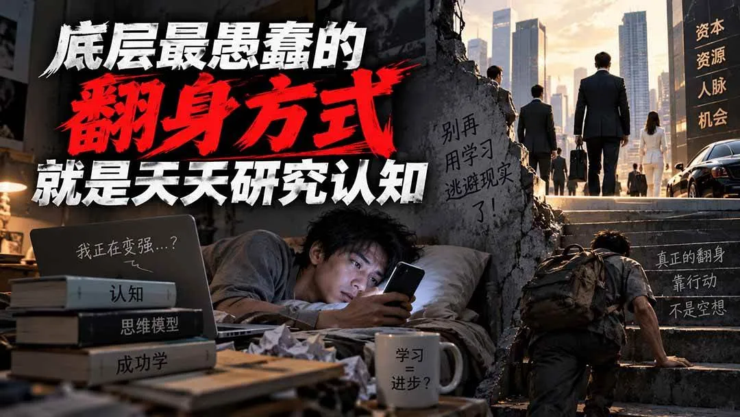 (20383期)付费文章:底层最愚蠢的翻身方式就是天天研究认知 (20383期)付费文章:底层最愚蠢的翻身方式就是天天研究认知